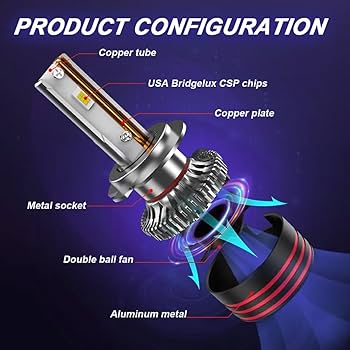 Toby's TBS DESIGN M8 PRO 9006/HB4 LED Headlight Bulbs, 110W